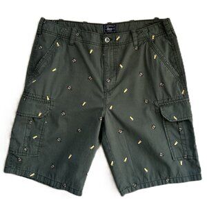 Beer Themed Cargo Shorts 38x11" G.H. Bass